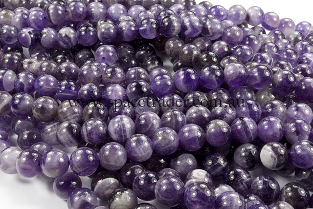 04mm Plain Round Amethyst (B grade) Bead - 40cm strands