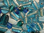 glass - colour mix - 2701P- aqua family mix x 1kg
