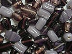 glass - colour mix - 2701P- purple family mix x 1kg
