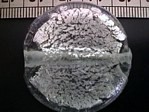 glass - foil - 10111-023 - 50mm coin - clear x 1 KG
