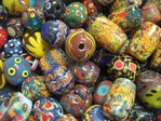 glass - *trade beads mix x 75 beads