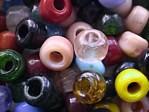 glass - mix - 2711 KG - KG 10mm Crow beads x 1 KG