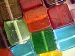 glass - mix - 1825KG - 15mm flat square - trans mix x 1KG
