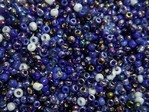 seed beads - 2742 -BL - blue mix x 1kg