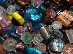 glass - mix - 2704KG - chunky glass beads mix x 1KG