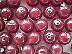 glass - round - 06mm - 1610-001 transparent dark red x 1 KG