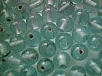 glass - round - 08mm - 1607-027 transparent pale blue x 1 KG