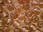 glass - round - 04mm - 1692-021 transparent champange pink x 1 KG