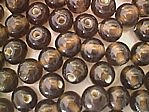 glass - round - 08mm - 1607-010 transparent brown grey x 1 KG