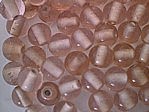 glass - round - 08mm - 1607-022 transparent pale pink x 1 KG