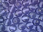 glass - round - 08mm - 1607-018 transparent water blue x 1 KG