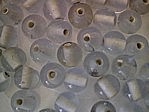 glass - round - 08mm - 1607-026 transparent pale water blue x 1 KG
