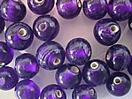 glass - round - 06mm - 1610-320 transparent dark violet x 1 KG
