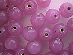 glass - round - 06mm - 1610-308 translucent pink x 1 KG