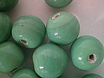 glass - round - 08mm - 1607-290 opaque mid green x 1 KG