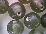 glass - round - 08mm - 1607-313 transparent dull olive x 1 KG
