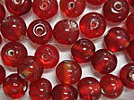 glass - round - 06mm - 1610-312 transparent cherry red x 1 KG