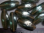 glass - 1543-013 - 30 x 10mm gunmetal tubes - pale green x 1kg