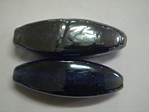 glass - 1543-006 - 30 x 10mm gunmetal tubes - dark blue x 1kg