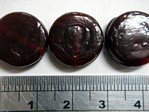 glass - 1870-001 - 15mm coin - dark red x 1 KG