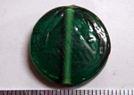 glass - 1870-003 - 15mm coin - dark green x 1 KG
