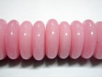 glass - tribal disc - 4815 - 15mm - 308 pink x 500 beads