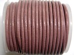stringing - leather - 100 metre roll of 1.5mm leather - red brown