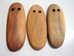 wood - Australian outback wood beads - 2 hole ghost pendants x 1kg